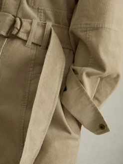 Combinaison fuselée Reiss Mara en velours de coton côtelé et stretch
