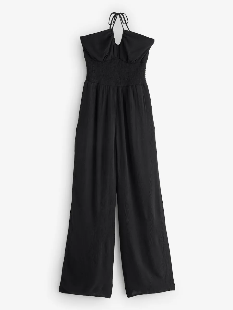 Combinaison Hollister sans bretelles à taille smockée Multi Way noire