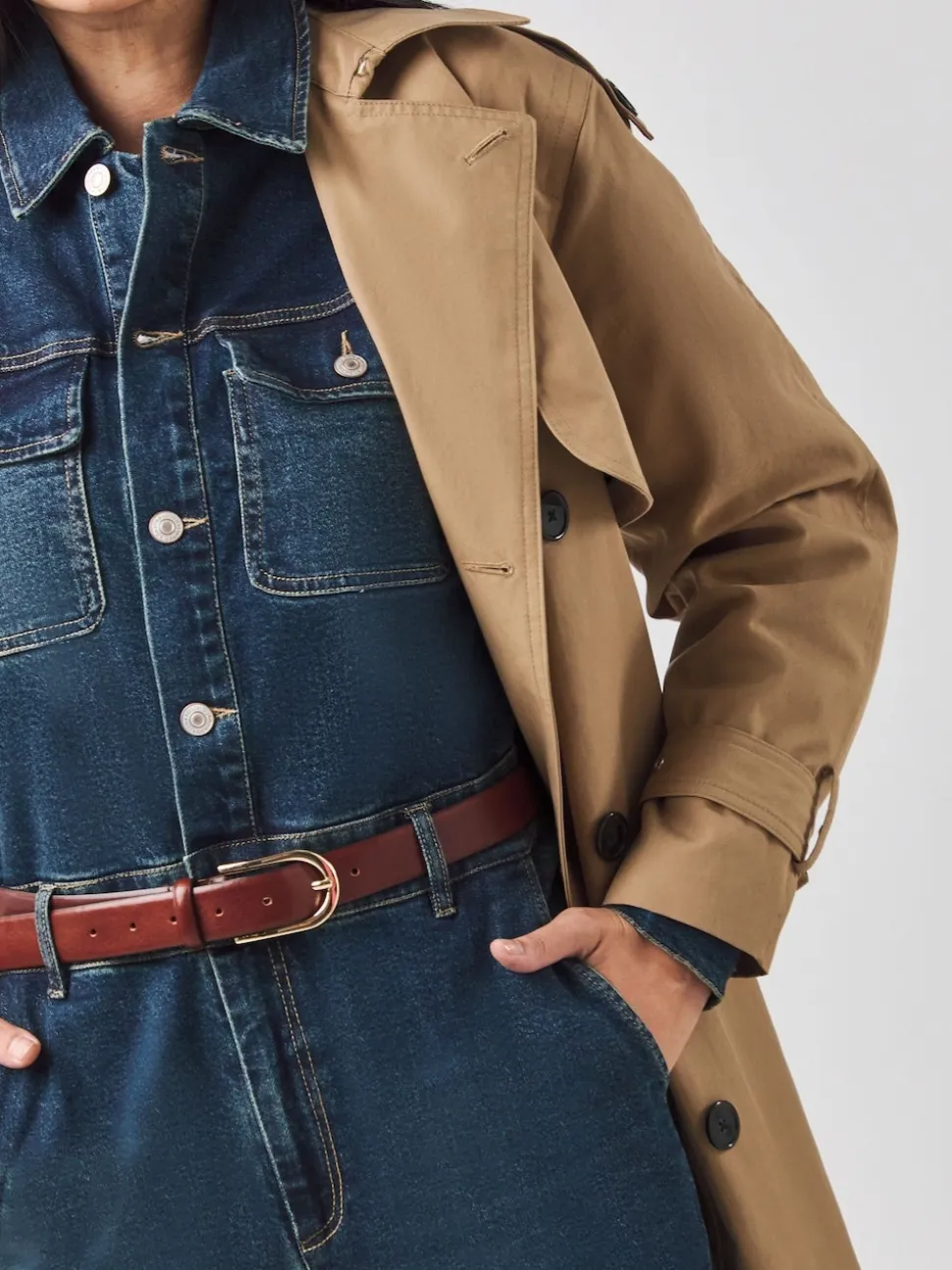 Combinaison JD Williams Jean large