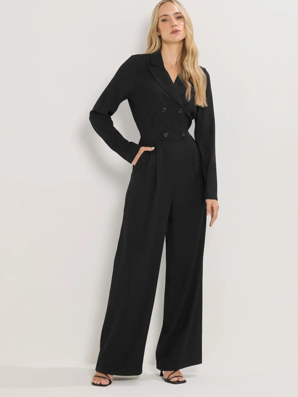 Combinaison Long Tall Sally à manches longues avec col
