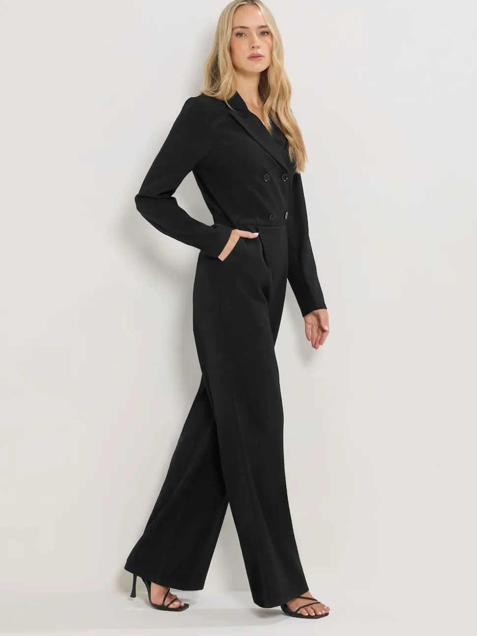 Combinaison Long Tall Sally à manches longues avec col