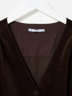Combinaison Oliver Bonas en velours côtelé à Col en V Ceinturée