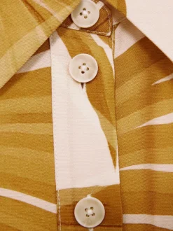 Combinaison Reiss Harri à ceinture et imprimé palmier