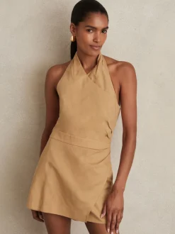 Combinaison Reiss Pia coupe dos nu en coton et lyocell