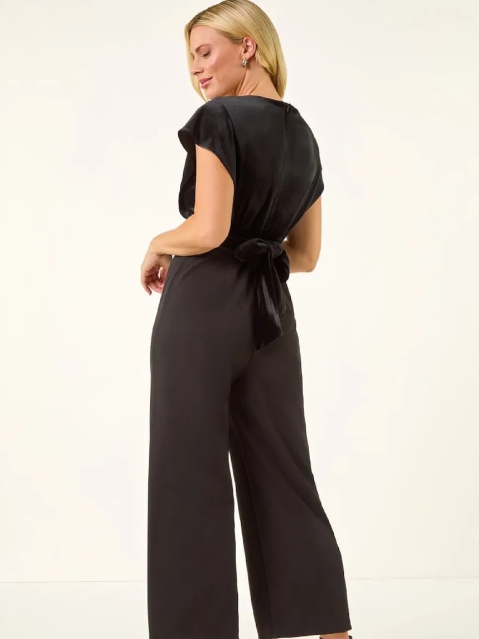 Combinaison Roman Petite en velours contrastant