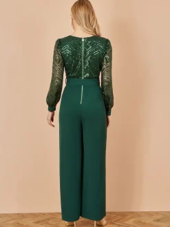 Combinaison Yumi enveloppante à sequins