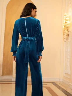 Combinaison Yumi Velvet à manches longues