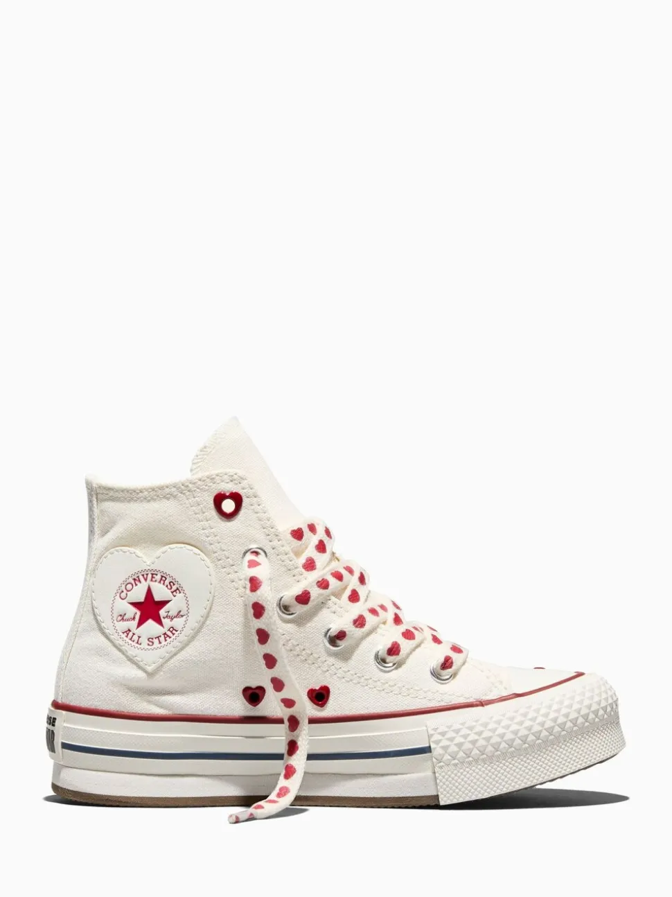 Converse Baskets Chuck Taylor Lift Platform Cœurs