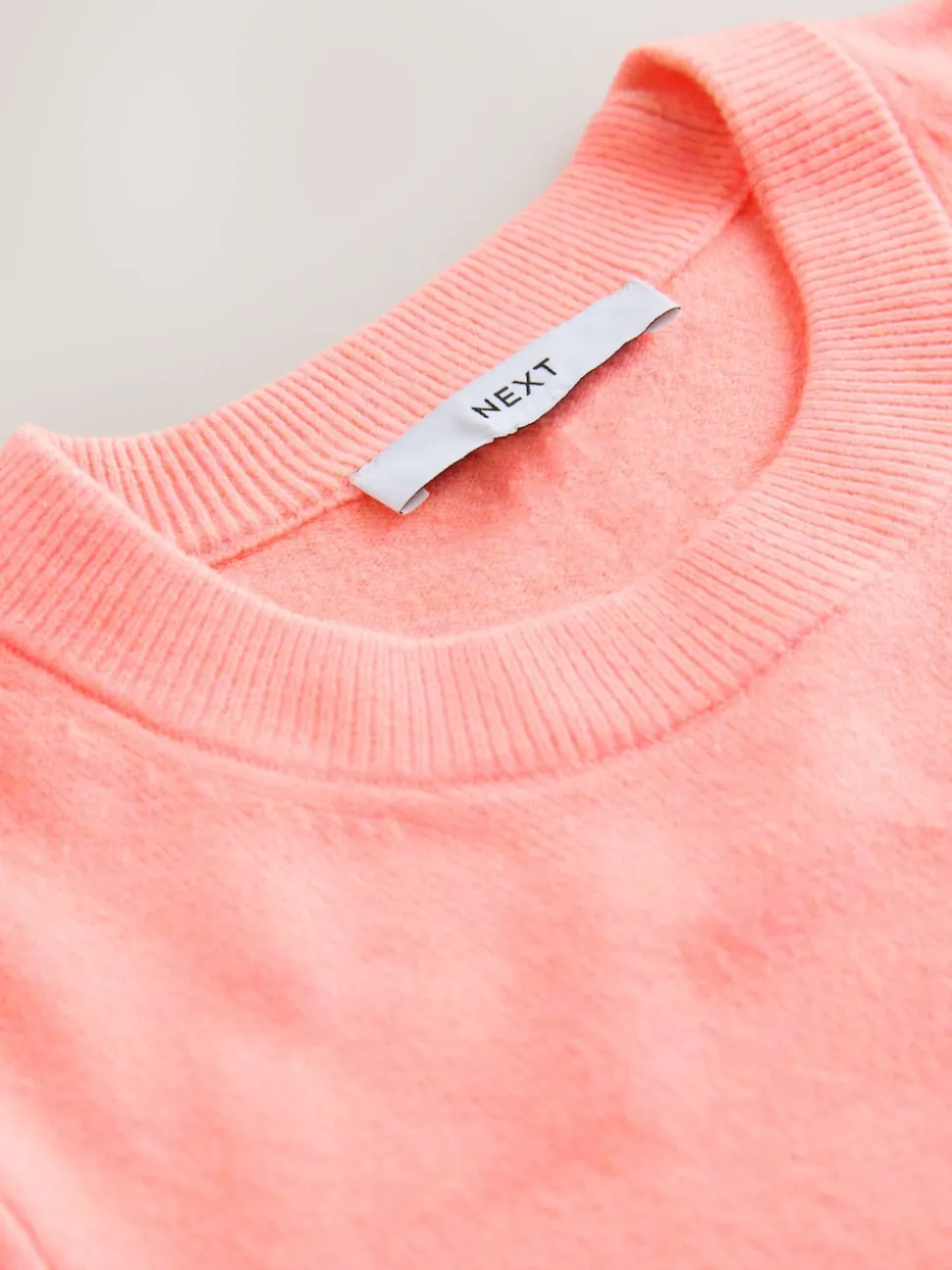 Corail Fluro - Haut super doux en maille à manches courtes