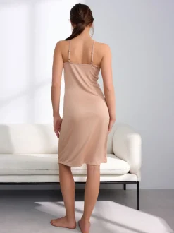 Couleur praline - Microfibre Comfort Slip