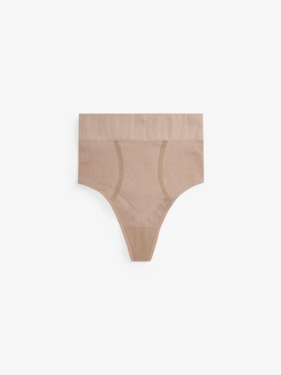 Couleur praline - Slips gainants fermes sans coutures pour le contrôle du ventre