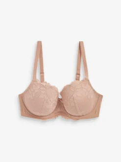 Couleur praline - Soutien-gorge Dentelle DD+