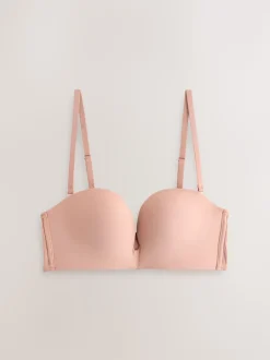 Couleur praline - Soutien-gorge push-up multi-voies sans armature