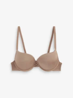 Couleur praline - Soutien-gorge plongeant triple boost A-DD push-up