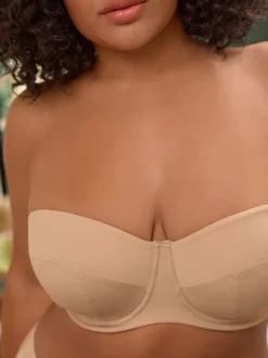 Couleur praline - Soutien-gorge sans bretelles F-K Ultimate Support légèrement rembourré