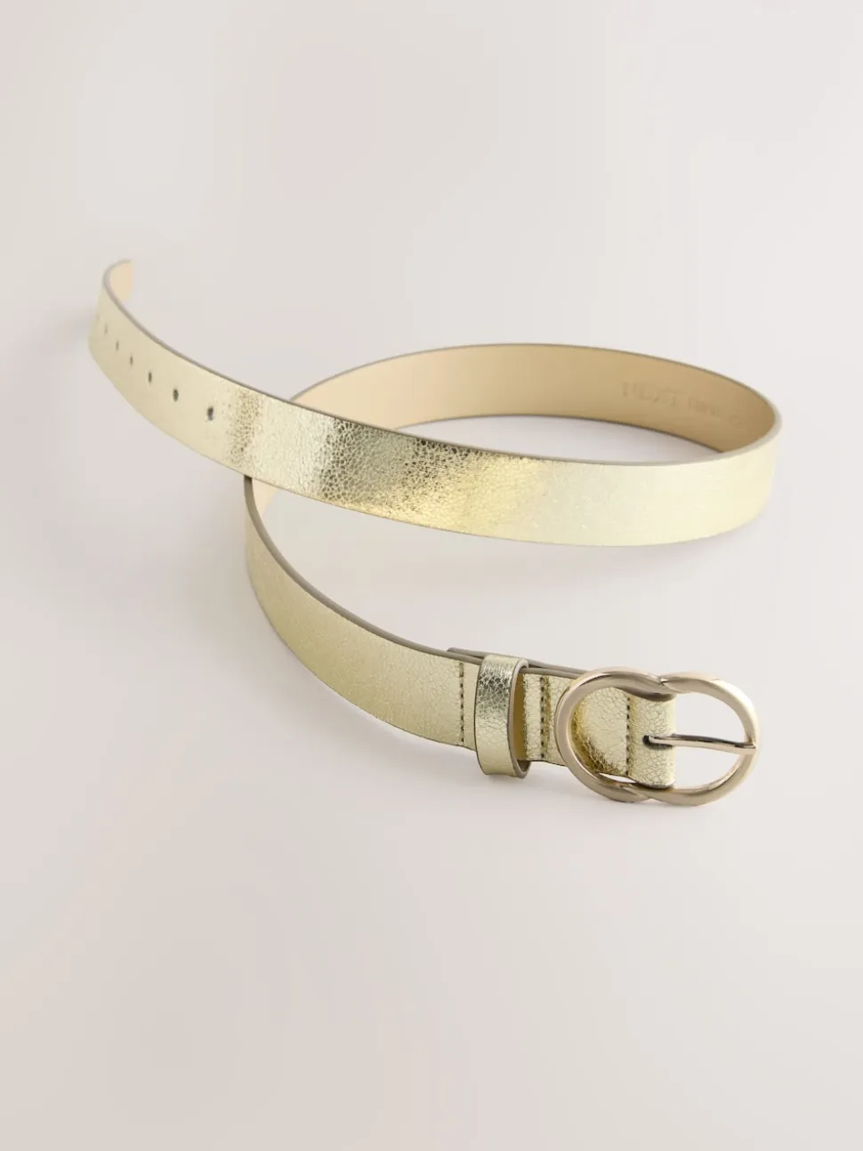Craquelé Or - Ceinture régulière en PU