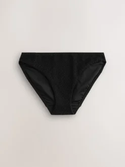 Crinkle noir - Bas de bikini