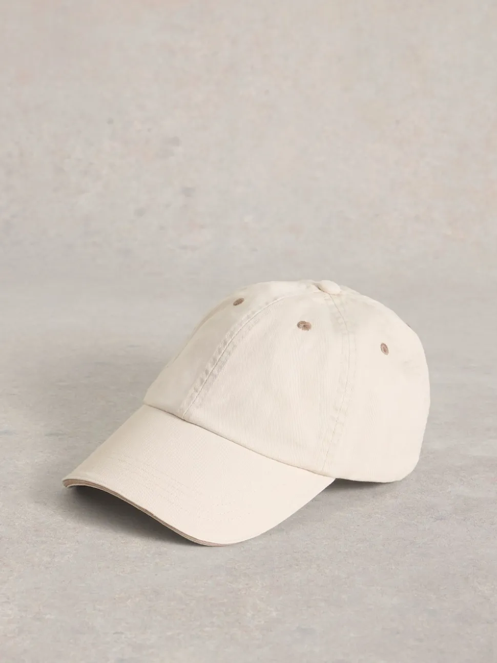 Crème - Casquette de baseball White Stuff 100% coton