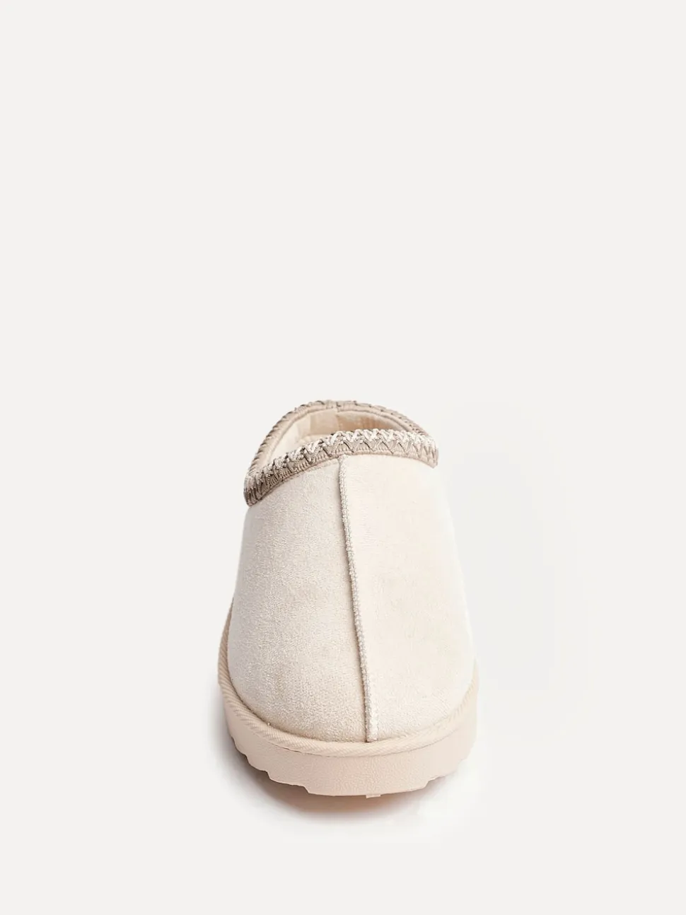 Crème - Chaussons Linzi Tana en faux daim à enfiler