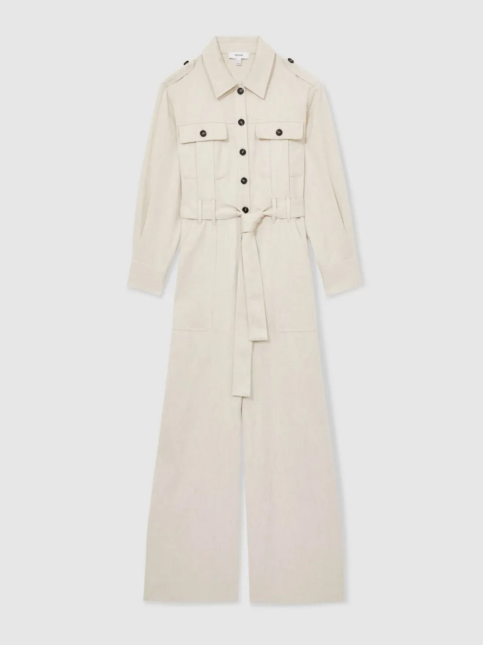 Crème - Combinaison utilitaire Reiss Anais ample