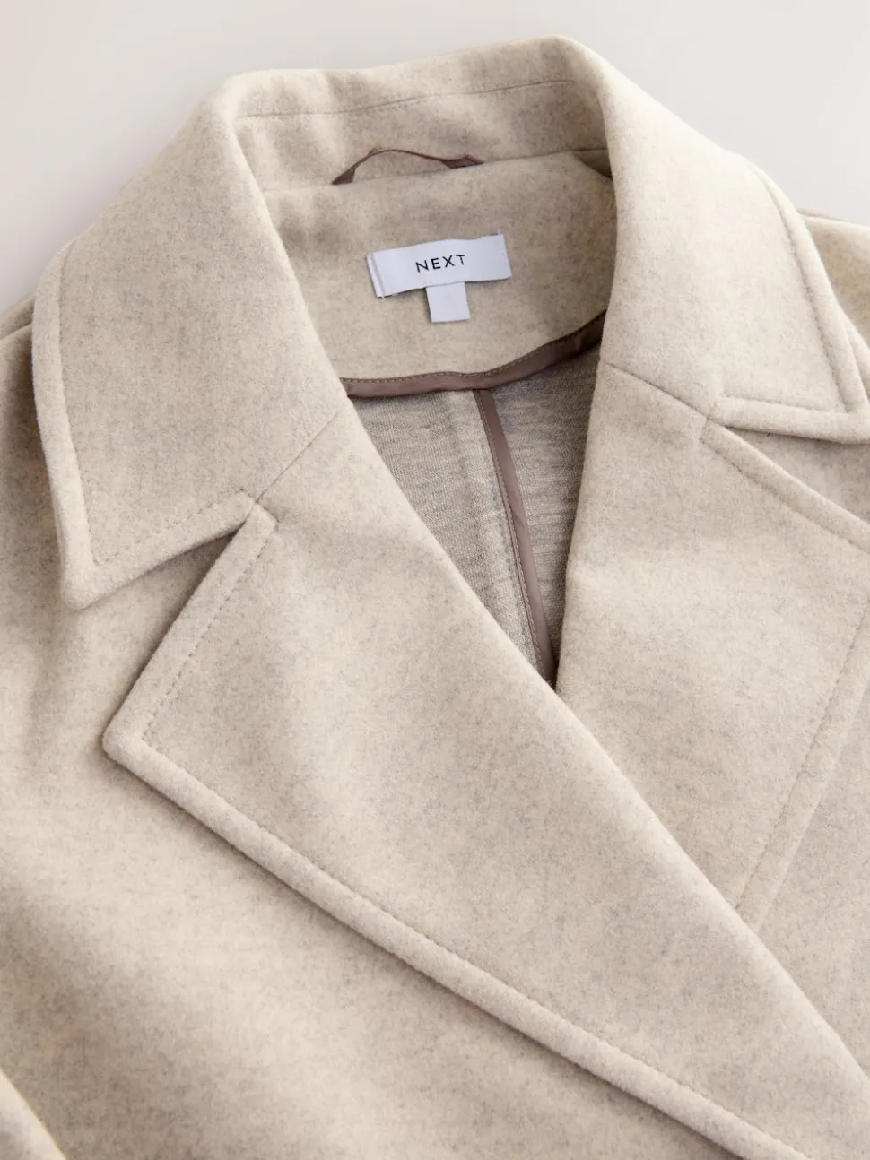 Crème - Long manteau maxi