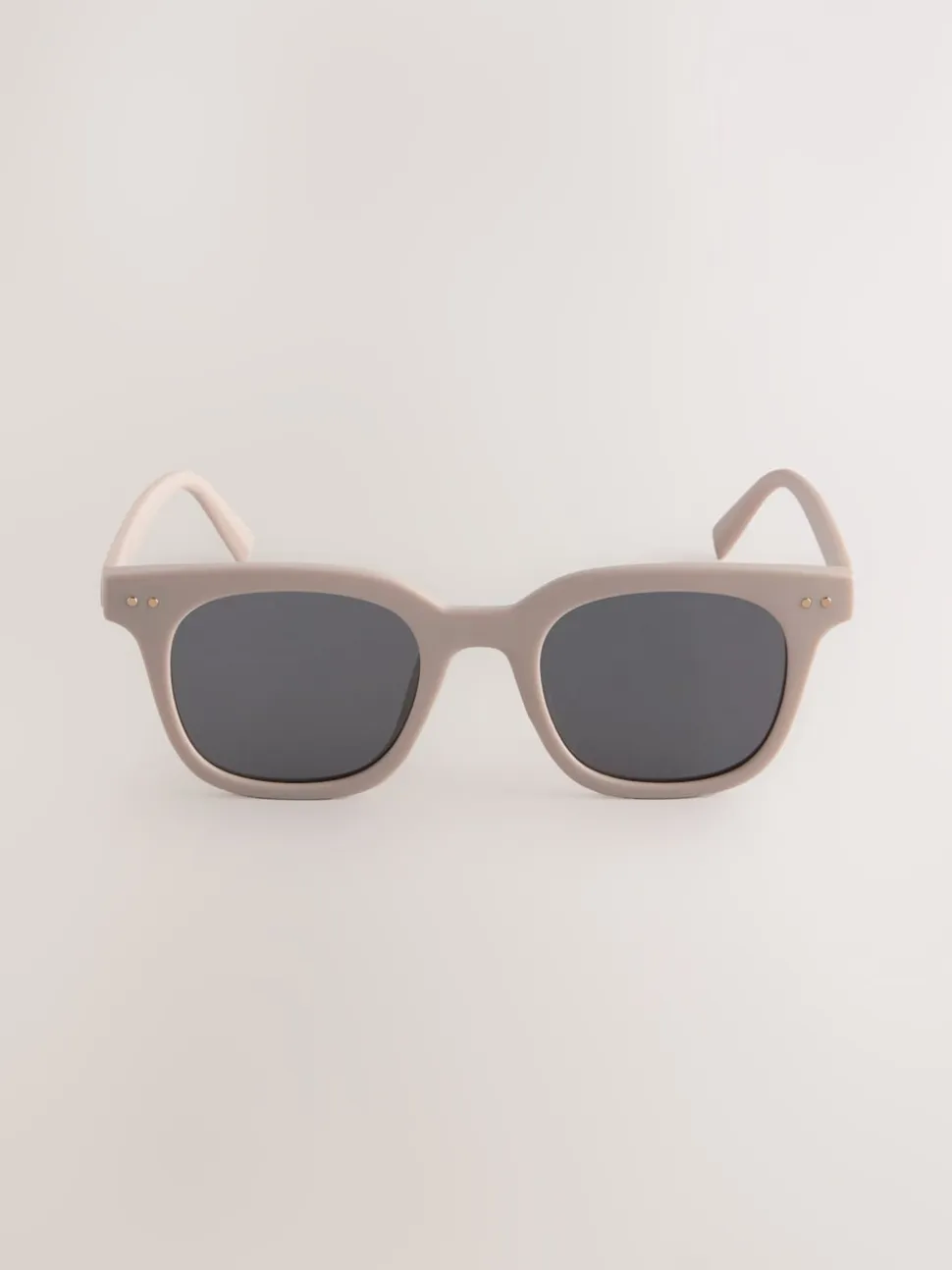 Crème - Lunettes de soleil carrées