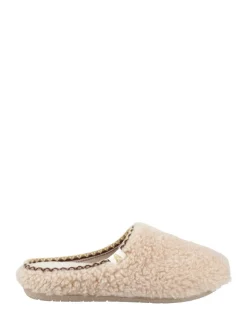 Crème - Mules Hush Puppies Good Chaussons en peluche