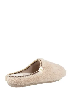 Crème - Mules Hush Puppies Good Chaussons en peluche