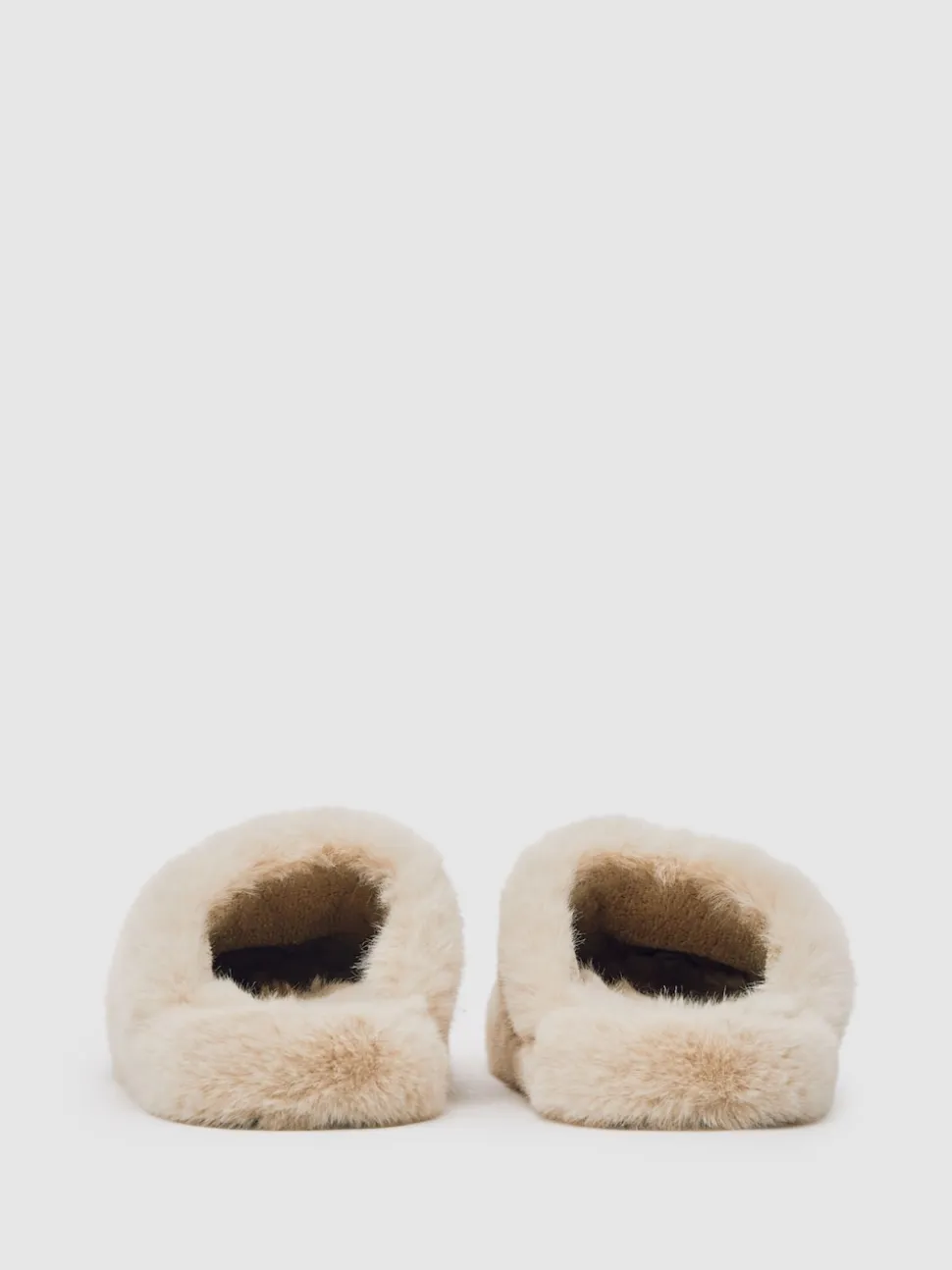 Crème - Reiss Andrea - Chaussons en fausse fourrure