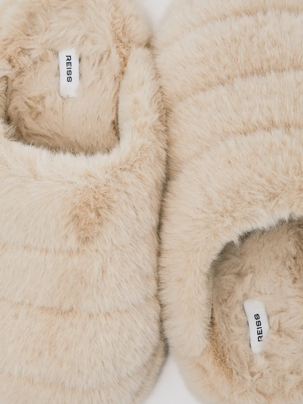 Crème - Reiss Andrea - Chaussons en fausse fourrure