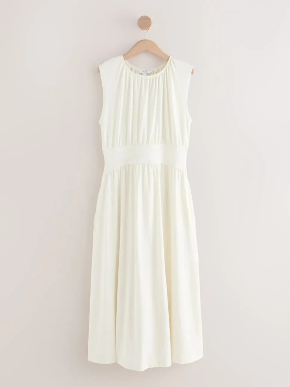 Crème - Robe mi-longue