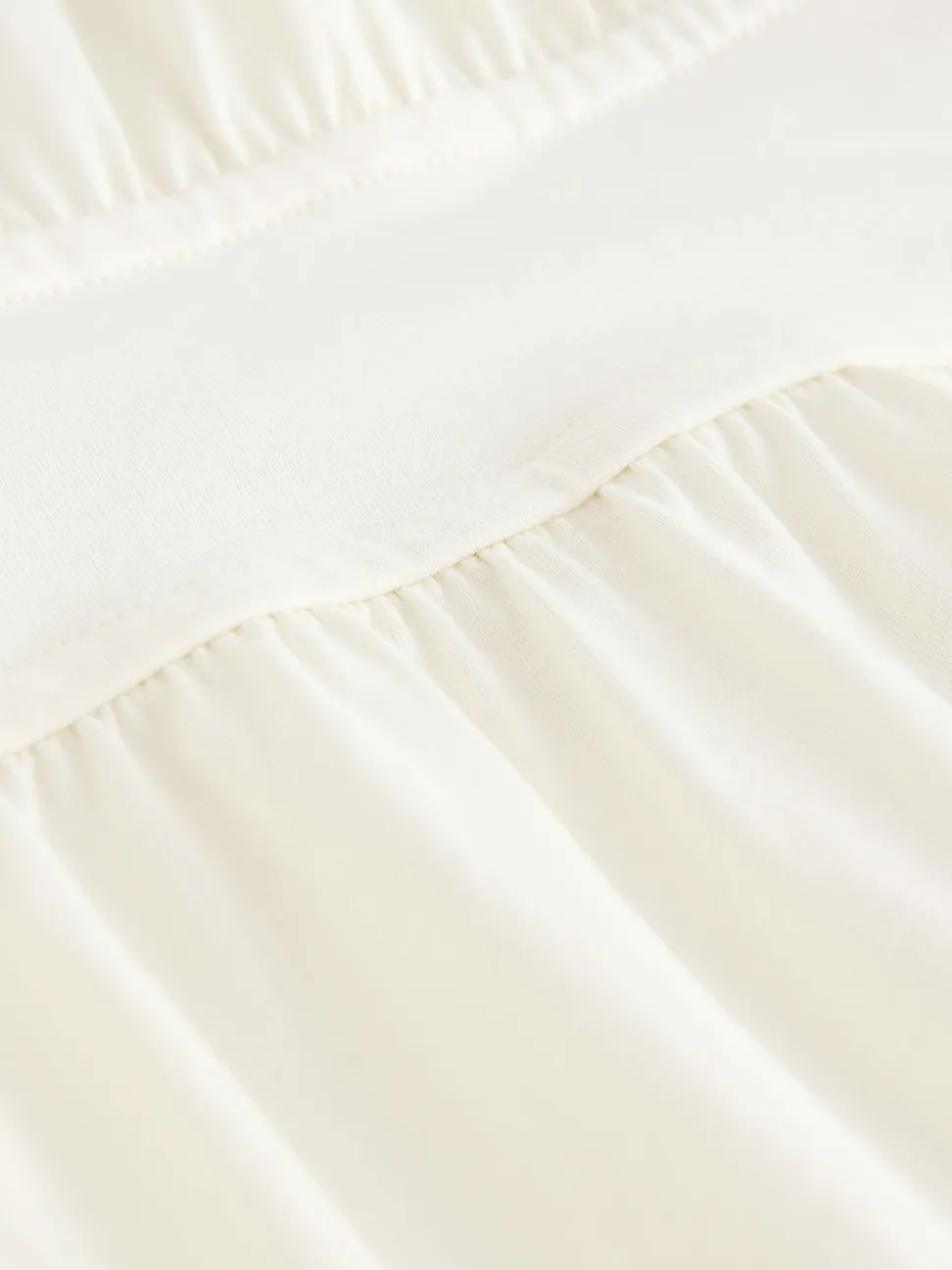 Crème - Robe mi-longue