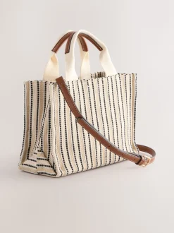 Crème - Sac à main en toile