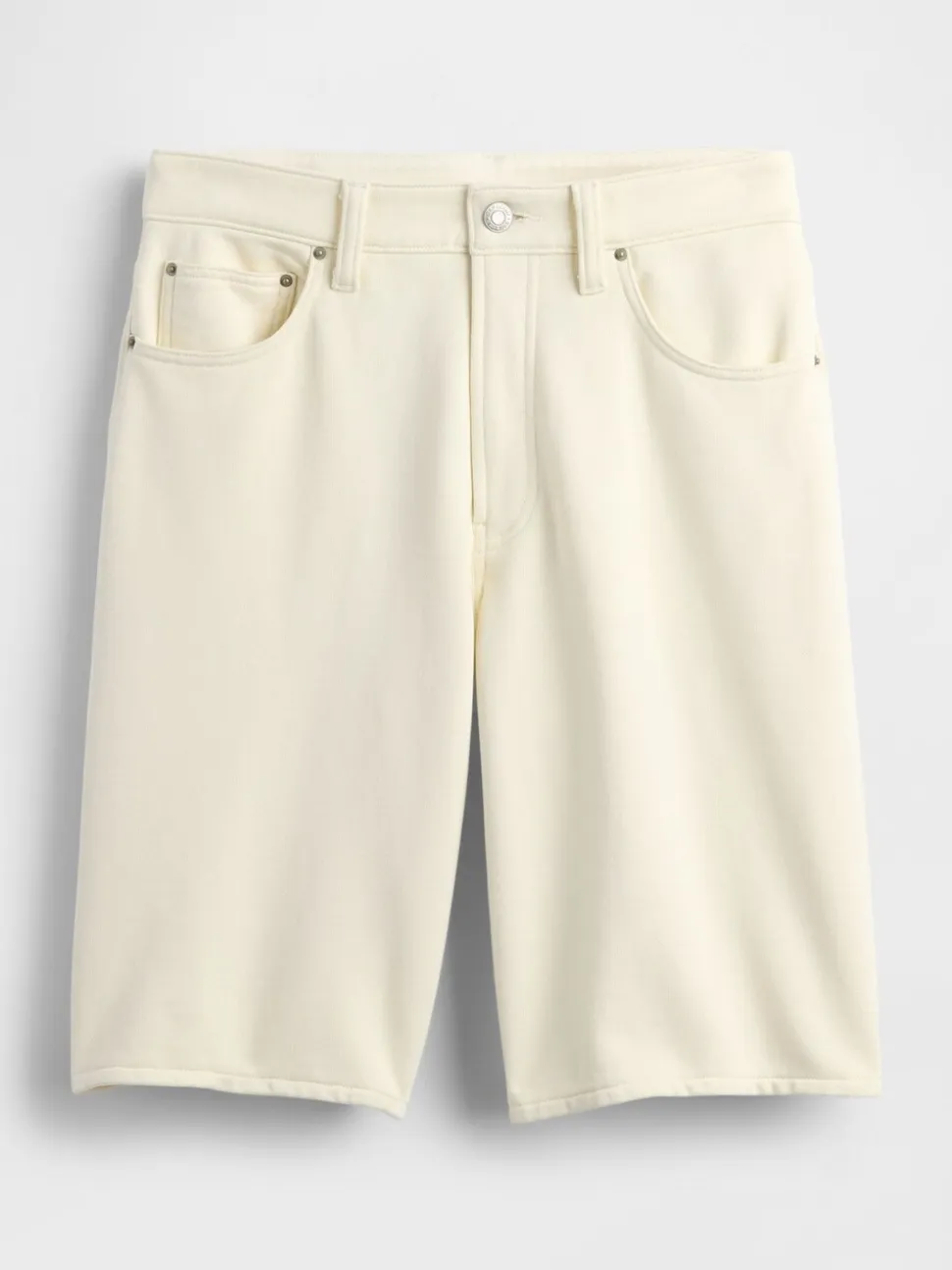 Crème - Shorts Gap Denim taille mi-haute de 11 pouces