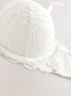 Crème - Soutien-gorge multipositions A-D Wow Triple Boost en dentelle