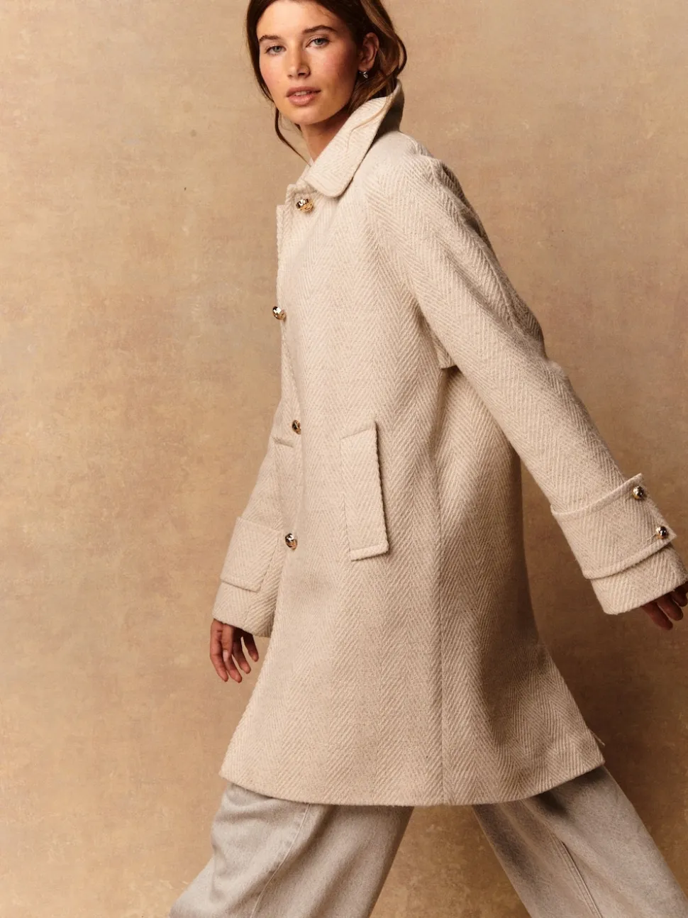 Crème écru - Manteau Dolly