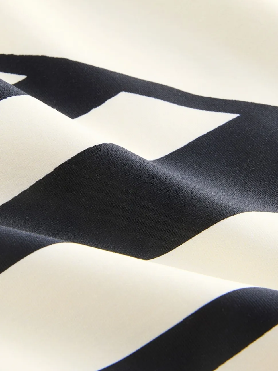 Crème/noir à rayures - Maillot de bain bandeau à contrôle du ventre