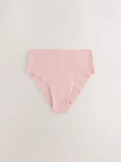 Crème/Rose/Noir - Lot de 3 culottes en coton majoritaire sans VPL