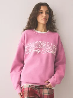 Croissant rose - sweat