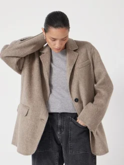 Écru - Blazer Hush Pure Wool double face