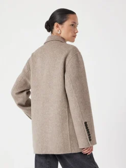 Écru - Blazer Hush Pure Wool double face