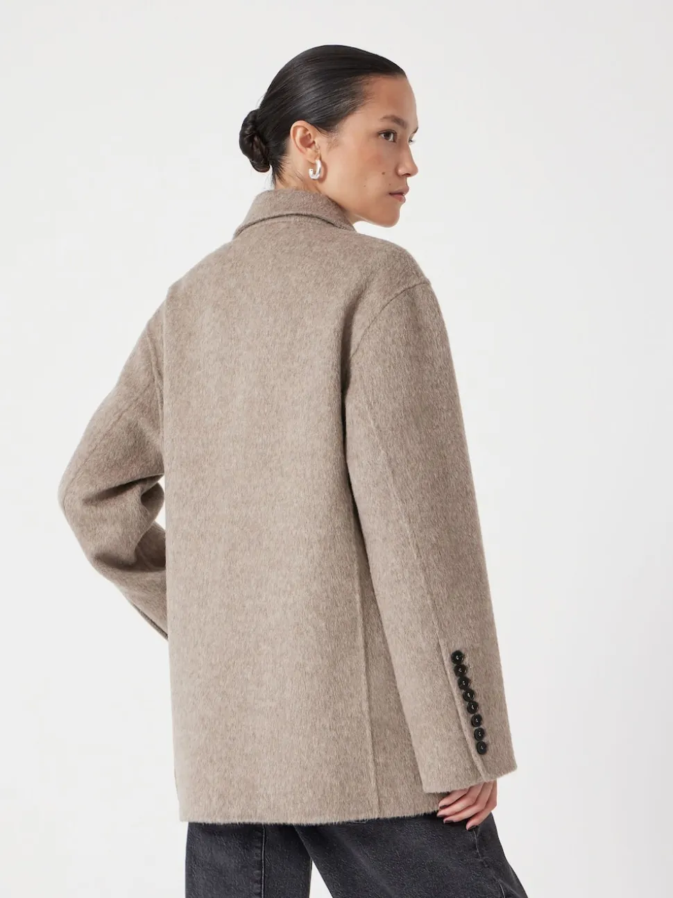 Écru - Blazer Hush Pure Wool double face
