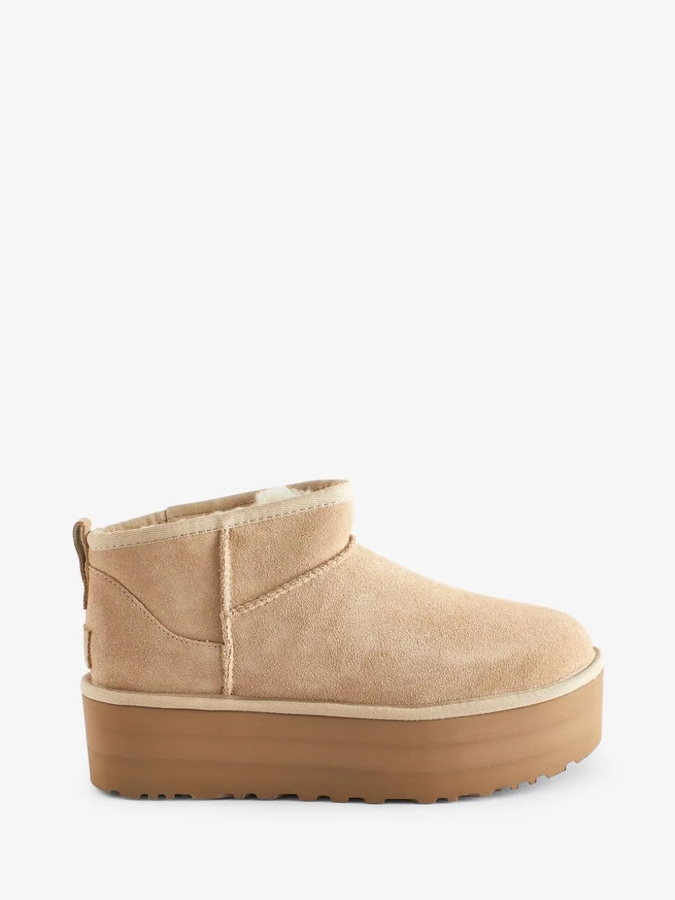 Écru - Bottes UGG Classiques Ultra Court plateforme