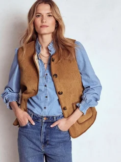 Écru - Gilet Boden Clerkenwell Réversible