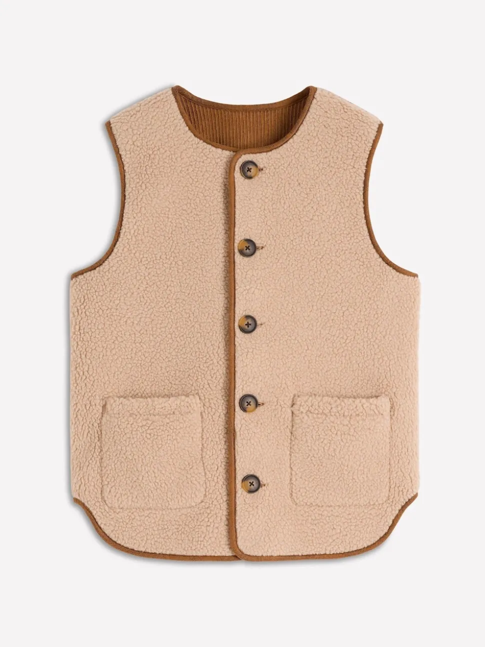 Écru - Gilet Boden Clerkenwell Réversible