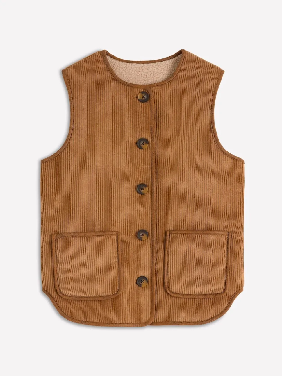 Écru - Gilet Boden Clerkenwell Réversible