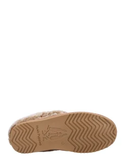 Écru - Hush Puppies Amara Chaussons d'hiver doublés de fausse fourrure
