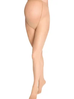 Écru - Jojo Maman Bébé Paquet de 2 15 Collants de maternité