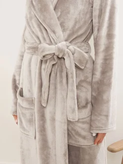 Écru - Long Tall Sally Peignoir châle Super Luxe Maxi
