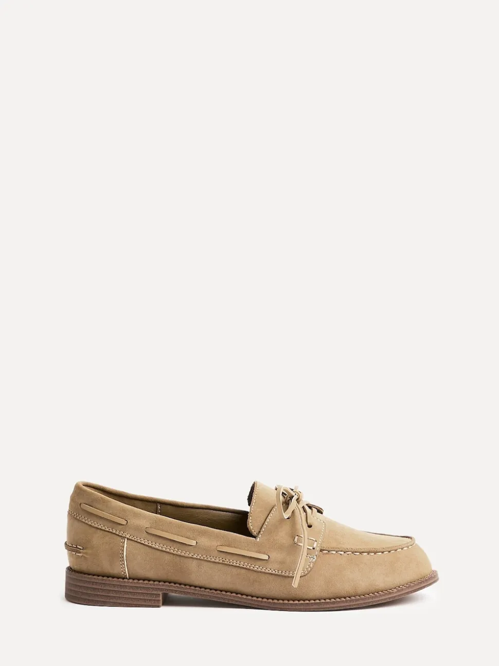 Écru - Mocassins Linzi Vanish à enfiler avec détails en dentelle